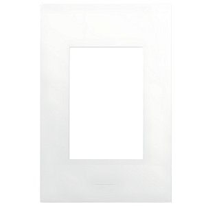 Placa 4x2 Com Suporte 3 Modulos Branca 85002
