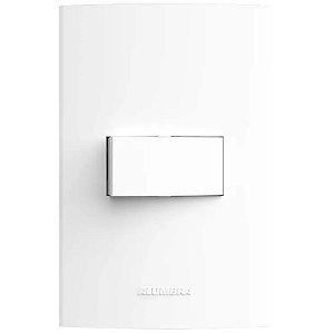 Conjunto Placa 4x2 Com Interruptor Simples 10A 250V Branco 85033