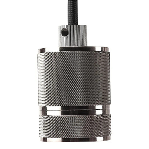 Pendente Socket 1xE27 Bulbo Max 40W Cromado DA002C