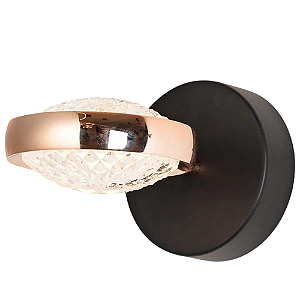 Arandela Led Beep 9W 3000K 500Lm 12cmx20cmx6cm Dourado KW009B