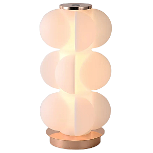 Abajur Led Cloud 3000K 796Lm 18cmx18cmx35cm Dourado ML019