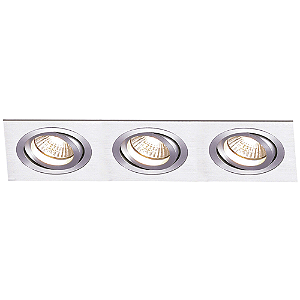 Spot Ecco Embutir 3xE27 Par30 Max 40W Prata NS5303A