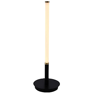 Abajur Led Sabre 6,3W 3000K 340Lm 17cmx55cm Bronze Preto SAB1AB01BO050