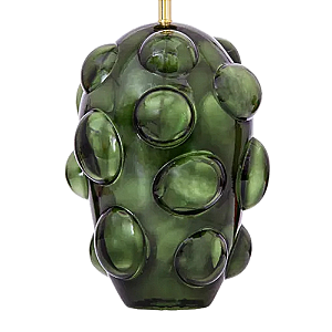 Base Para Abajur 26cmx45cm 1xE27 Bulbo Max 40W Verde Dourado SAG1AB01VD045