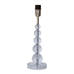 Base Para Abajur 14cmx39cm 1xE27 Bulbo Max 40W Cromado TE0127