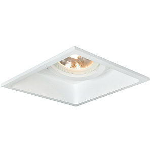 Spot Slim Frame 11,5cmx11,5cmx5,56cm Branco 1xE27 Par20/Ar70 Max 50W YA002W