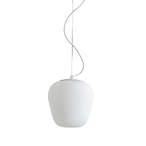 Pendente Vesper Opalino 20cmx21cm 1xE27 Bulbo Max 40W Branco VES2PD01OP020