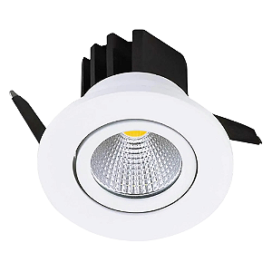Spot Embutir Led Foko 3W 3000K 7X6cm Branco DL108R