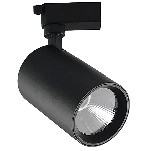 Spot de Trilho Led 10W 2700K 850LM 6,9X14,2cm Preto DL143P10