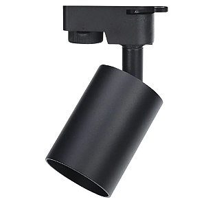 Spot de Trilho Click MR16 Gu10 5,5X8cm Preto DL169DICB