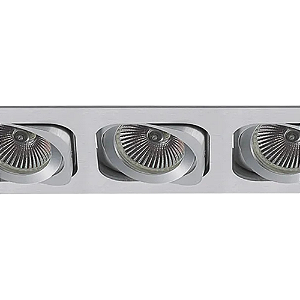 Spot Embutir Monet 3XE27 PAR20 Max 40W 35cmX13cmX3cm Prata IP20 NS6203A