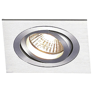 Spot Embutir Ecco AR111 Gu10 17X17X5cm Prata NS5111A