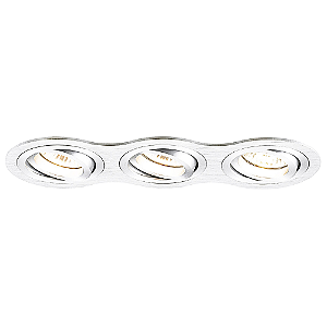 Spot Embutir Ouse Triplo MR16 gu10 5,8X9X25,4cm Branco NS5600-3B