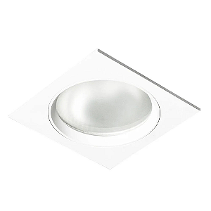 Spot Embutir Fit G9 11,5X11,5X8,5cm Branco Transparente NS5901B