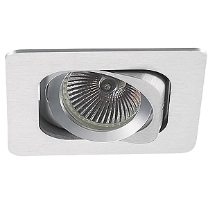 Spot Embutir Monet Triplo AR70 Gu10 13X13X2,5cm Prata NS6701A