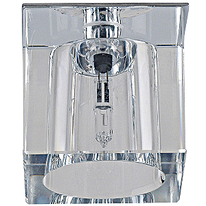 Spot Embutir Shine G4 Bipino 5X5X5,5cm Cromado Transparente YD604