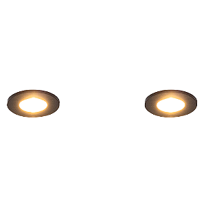 Spot Embutir Led Licto 1W 3000K 60LM 28° 3,5X2,9cm Preto LIC1ST01PT004