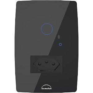 00564 INTERRUPTOR 1 PAD + TOMADA 20A WI-FI PRETO 4x2
