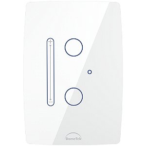 00759 VARIADOR LUMINOSIDADE DIMMER WIFI 2 CANAIS BRANCO 4x2