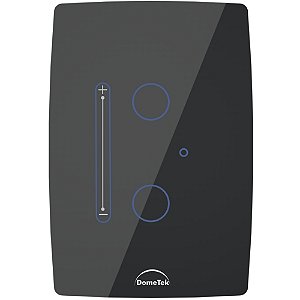00760 VARIADOR LUMINOSIDADE DIMMER WIFI 2 CANAIS PRETO 4x2