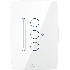 00762 VARIADOR LUMINOSIDADE DIMMER WIFI 3 CANAIS BRANCO 4x2