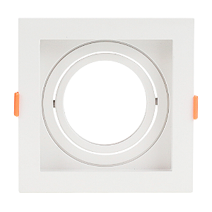 Spot Embutir Conecta ABS GU10 AR70 Max 50W 13cmX13cmX4,35cm Branco IP20 DL146AR70W