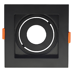 Spot Embutir Conecta ABS GU10 MR11 Max 50W 10,2cmX10,2cmX4,15cm Preto IP20 DL146MDB