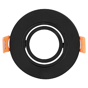 Spot Embutir Conecta ABS GU10 MR11 Max 50W 7,5cmX2,6cm Preto IP20 DL152MDB