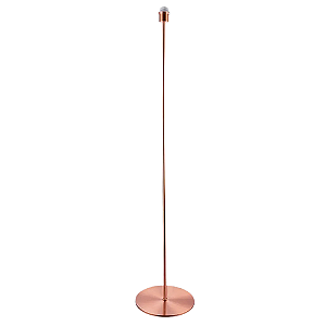 Luminaria Coluna Naif E27 Bulbo Max 40W 28cmX133cm COBRE IP20 GL006E