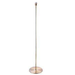 Luminaria Coluna Naif E27 Bulbo Max 40W 28cmX133cm Dourado IP20 GL006G