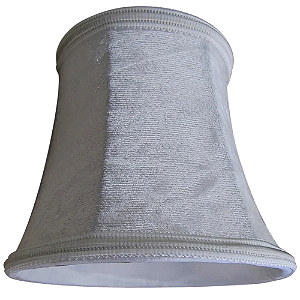 Cupula Para Abajur Mini 12,5cmX11cm Prata HU051S