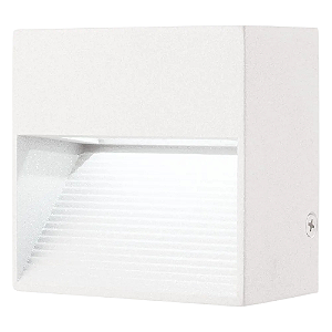 Balizador Led Dash 2W 3000K 5cmX8,5cmX8,5cm Branco IP20 LX1222