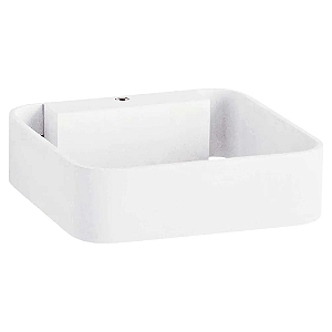 Arandela Parede Led Alca 6W 3000K 15cmX15cmX4cm Prata IP20 LZ006A
