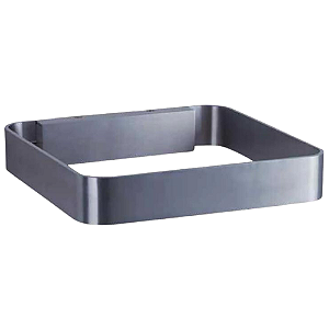 Arandela Parede Led Prata 6W 3000K 28,5cmX28cmX5cm IP20 LZ007A