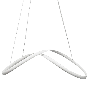Pendente Led Zig 35W 3000K 1800lm 32cmX88cmX22cm Branco IP20 TP002