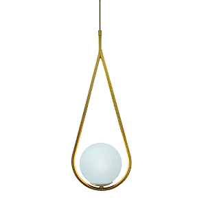 Pendente Pingo G9 Halopin Max 25W 18cmX49cm Bronze Branco IP20 TR001
