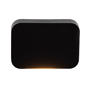 Balizador Led Acari 1W 3000K 47lm 7cmX5cmX1,2cm Preto IP65 ACA1BL01PT007