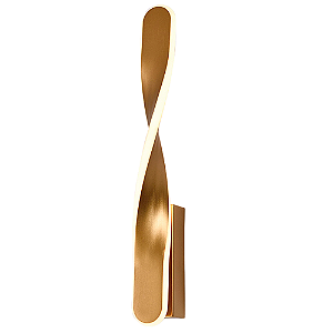 Arandela Parede Led Sonik 12W 3000K 600lm 5cmx41cm Dourado AR1657DO