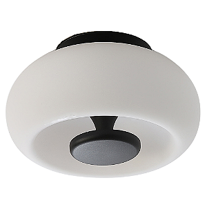 Plafon Led Poche 7,6W 2700K 450lm 16cmX9cm Preto PL1844PT