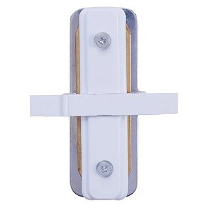 Conexao 'I' Para Trilho Embutir Cor Branco ABS Sky-9001br