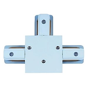 Conexao 'T' Para Trilho Embutir Cor Branco ABS Sky-9003br