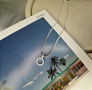 Riviera clássica com Pingente Microcravejado removível
