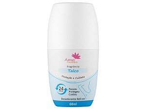 Desodorante Roll-on Talco Amei Cosméticos