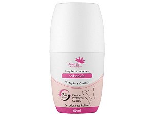 Desodorante Roll-on Viktória Amei Cosméticos