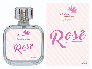 Perfume Amei Cosméticos Rosê 100ml    Inspirado no  212 Vip Rosê