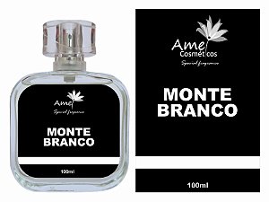 Perfume Amei Cosméticos Monte Branco 100ml    Inspirado no Mont Blanc