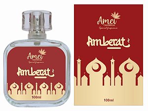 Perfume Amei Cosméticos Amberat 100ml Inspiração Árabe