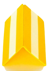 Kit 50 und- Faixa de Degrau PS Fotoluminescente Dobrada 7x6 cm