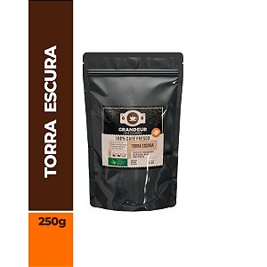 Grãos - Grandeur Café Superior 100% arábica - 250g - Torra Escura.