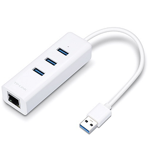 TP-LINK USB 3.0 UE330 ADAPTER ETHERNET GIGABIT 3 PORTAS